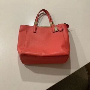 Coach Coral Leather Tote Bag